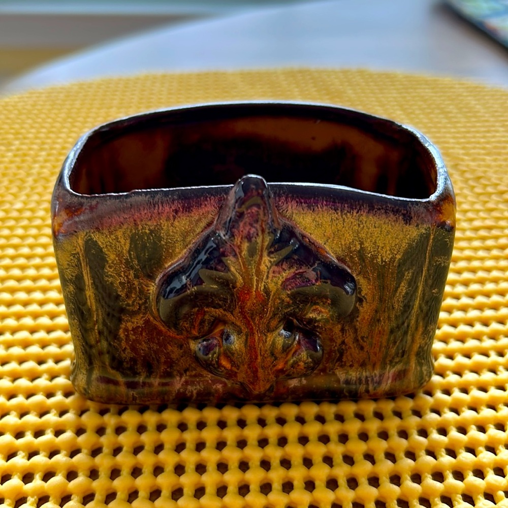 Hand Made Ceramic Desk Set - Picture 3 of 3